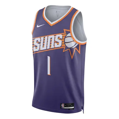 Nike Dri-FIT Phoenix Suns Devin Booker 2023/24 Icon Edition Swingman Jersey New Orchid - Uomini 