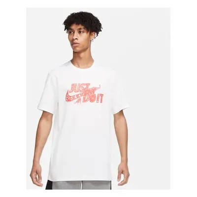 Nike "Just Do It" Basketball Tee White - Uomini - Maglietta a maniche corte Nike - Blanc - DN303