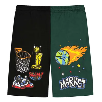 Market Memorabilia Shorts Green - Uomini - Pantaloncini MARKET - Verde - - Taglia: