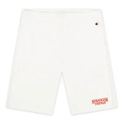 Champion X Stranger Things Unisex Shorts - Uomini - Pantaloni Champion - Blanc - 217782-WW001 - 