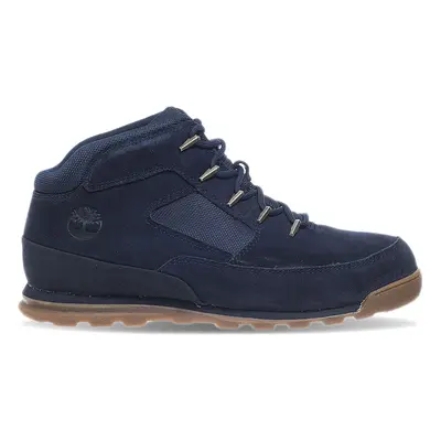 Timberland Euro Rock Mid Hiker Navy Suede - Uomini - Scarpe Timberland - Blu - A2H5W-019 - Tagli