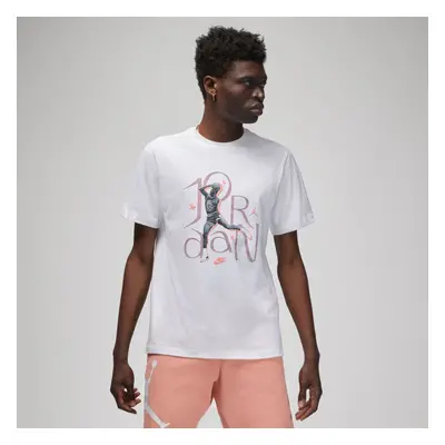 Jordan Sport DNA Graphic Tee White - Uomini - Maglietta a maniche corte Jordan - Blanc - DM1456-