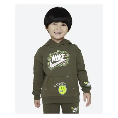 Nike NSW Art Of Play Pullover Hoodie Cargo Khaki - Bambini - Hoodie Nike - Verde - 86L102-F84 - 