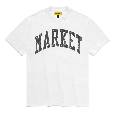 Market Arc Puff T-shirt Ash Grey - Uomini - Maglietta a maniche corte MARKET - Grigio - 39900061