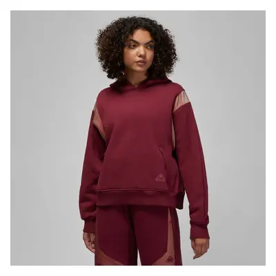 Jordan Engineered Wmns Pullover Cherrywood Red - Donne - Hoodie Jordan - Rosso - DV1252-645 - Ta