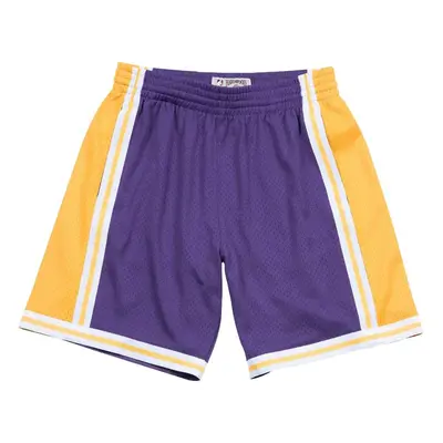 Mitchell & Ness NBA LA Lakers Swingman Road Shorts - Uomini - Pantaloncini Mitchell & Ness - Vio