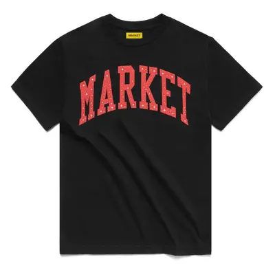 Market Arc Puff T-shirt Black - Uomini - Maglietta a maniche corte MARKET - Nero - 399000613/000