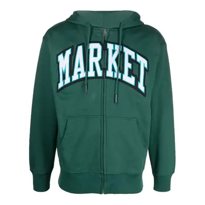 Market Arc Zip-Up Green - Uomini - Hoodie MARKET - Verde - - Taglia: