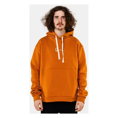 Karl Kani Small Signature - Uomini - Hoodie Karl Kani - Marrone - - Taglia: