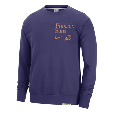 Nike NBA Dri-FIT Phoenix Suns Standard Issue Crewneck - Uomini - Hoodie Nike - Viola - FD8661-56