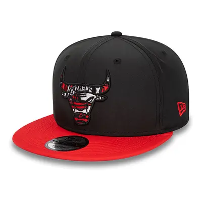 New Era Chicago Bulls Infill Black 9FIFTY Snapback Cap - Unisex - Cappello New Era - Nero - - Ta