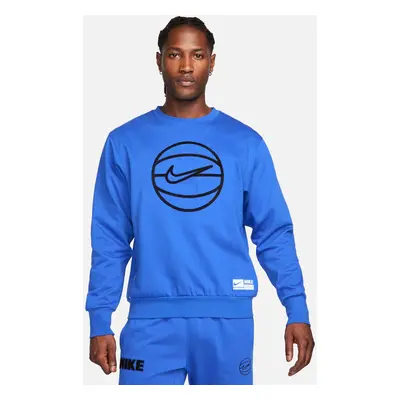 Nike Dri-FIT Standard Issue Basketball Crewneck Game Royal - Uomini - Hoodie Nike - Blu - FB7121