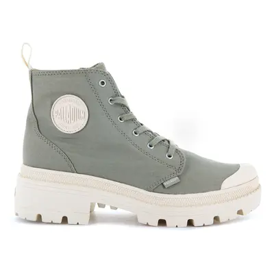 Palladium Pallabase Twill - Donne - Scarpe Palladium - Verde - 96907-297-M - Taglia: