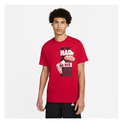 Jordan "The Shoes" Tee Red - Uomini - Maglietta a maniche corte Jordan - Rosso - DH8952-687 - Ta