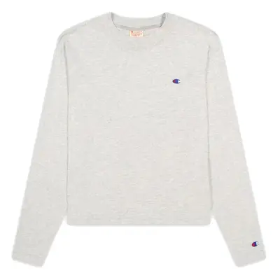 Champion Long Sleeve Jersey Top - Donne - Maglietta a maniche corte Champion - Grigio - 114235-E