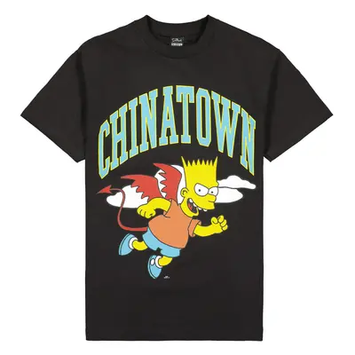 The Simpsons X Chinatown Market Devil Arc T-Shirt Black - Uomini - Maglietta a maniche corte MAR