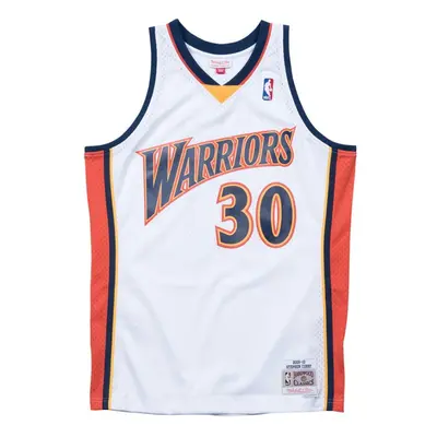 Mitchell & Ness Golden State Warriors Stephen Curry Swingman Jersey White - Uomini - Maglia Mitc