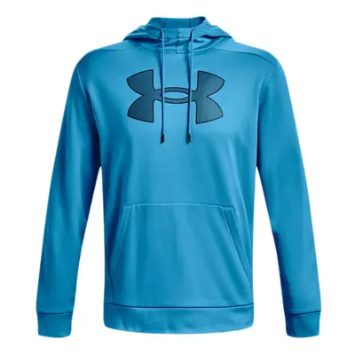 Under Armour UA Armour Fleese Big Logo HD - Uomini - Hoodie Under Armour - Blu - - Taglia: