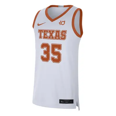 Nike Dri-FIT College Texas Kevin Durant Limited Jersey - Uomini - Maglia Nike - Blanc - CN3018-1