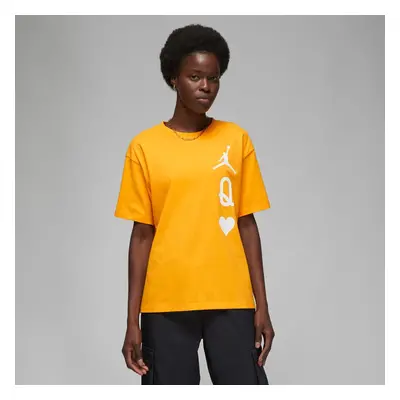 Jordan Flight Wmns Tee Yellow - Donne - Maglietta a maniche corte Jordan - Giallo - DQ4471-705 -