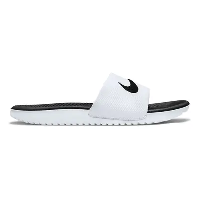 Nike Kawa "White Black" Slides (GS/PS) - Bambini - Infradito Nike - Blanc - - Taglia: