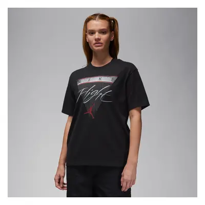 Jordan Flight Heritage Wmns Graphic Tee Black - Donne - Maglietta a maniche corte Jordan - Nero 