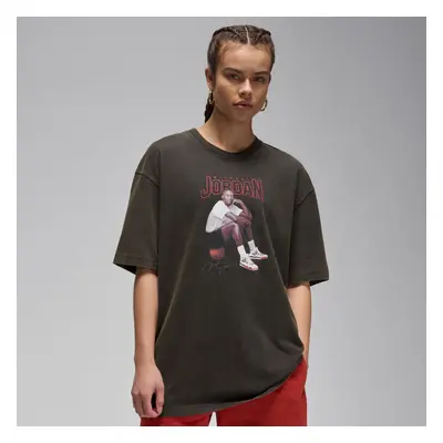 Jordan Wmns Oversized Graphic Tee Black - Donne - Maglietta a maniche corte Jordan - Nero - FN57