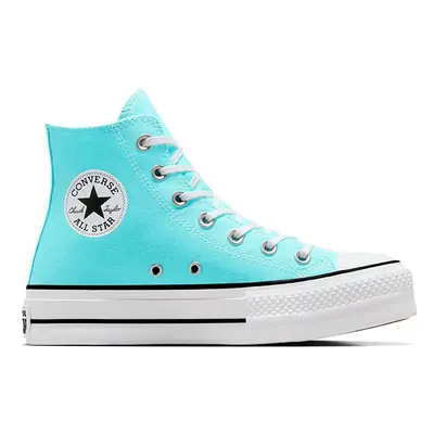 Converse Chuck Taylor All Star Lift Seasonal Colour High Top Triple Cyan - Donne - Scarpe Conver