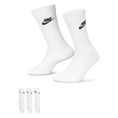 Nike Sportswear Everyday Essential Socks 3-Pack White - Unisex - Calzini Nike - Blanc - DX5025-1