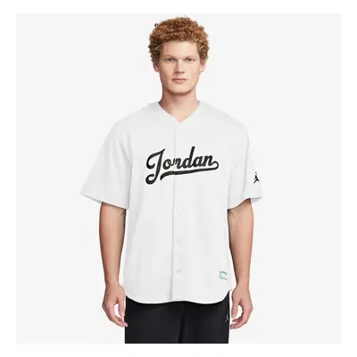 Jordan Flight MVP Baseball Shirt White - Uomini - Maglietta a maniche corte Jordan - Blanc - FN4