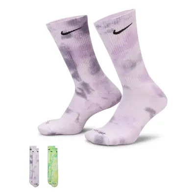 Nike Everyday Plus Cushioned Crew Socks 2-Pack Multi-Color - Unisex - Calzini Nike - Multicolor 