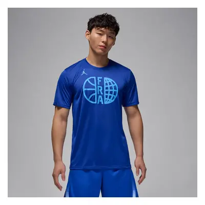 Jordan France Practice Basketball Tee - Uomini - Maglietta a maniche corte Jordan - Blu - FQ3661