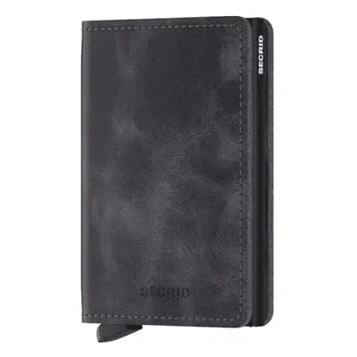 Secrid Slimwallet Vintage Grey-Black - Unisex - Accessori Secrid - Nero - SV-Grey-Black - Taglia