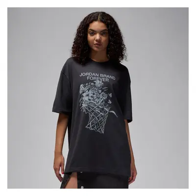 Jordan Wmns Oversized Graphic T-Shirt Black - Donne - Maglietta a maniche corte Jordan - Nero - 