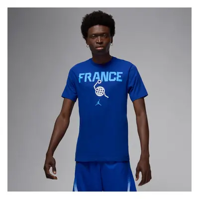 Jordan Dri-FIT France Basketball Tee - Uomini - Maglietta a maniche corte Jordan - Blu - FQ3663-