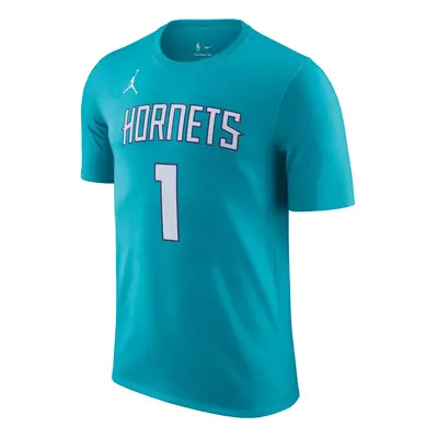 Jordan NBA Charlotte Hornets Tee - Uomini - Maglietta a maniche corte Jordan - Blu - DR6366-422 