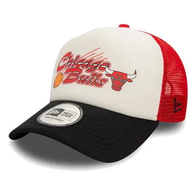 New Era Chicago Bulls NBA Graphic Red 9FORTY E-Frame Adjustable Trucker Cap - Unisex - Cappello 