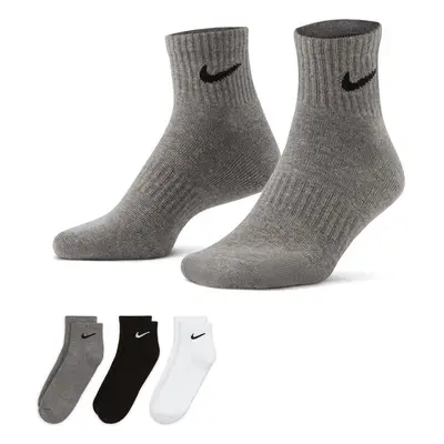 Nike Everyday Cushioned Ankle Socks Multi-Color 3-Pack - Unisex - Calzini Nike - Multicolor - SX