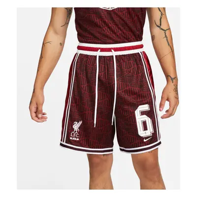 Nike DNA+ 8" LeBron X Liverpool FC Basketball Shorts - Unisex - Pantaloncini Nike - Rosso - DX01