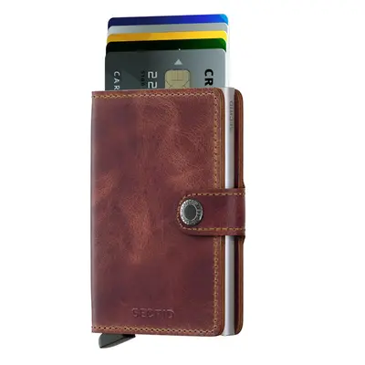 Secrid Miniwallet Vintage Brown - Unisex - Accessori Secrid - Marrone - MV-Brown - Taglia: