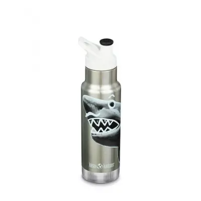 Borraccia termica per bambini in acciaio inox Klean Kanteen Narrow w/Kid Sport Cap - Mr. Shark m