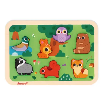 Puzzle a incastro 3D - Animali della foresta