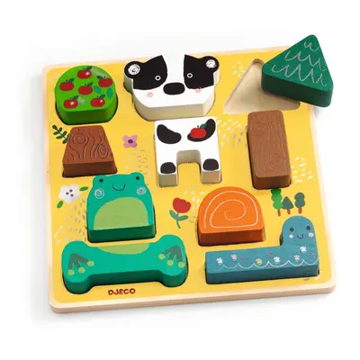 Puzzle & gioco di costruzione - Animali felici