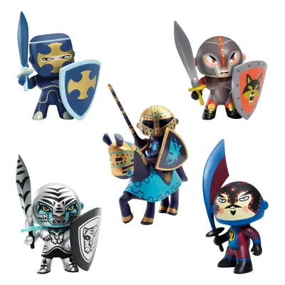 Pacchetto Arty Toys grande - cavalieri Drak & Flow & Furious & Ninjo & Dark blue