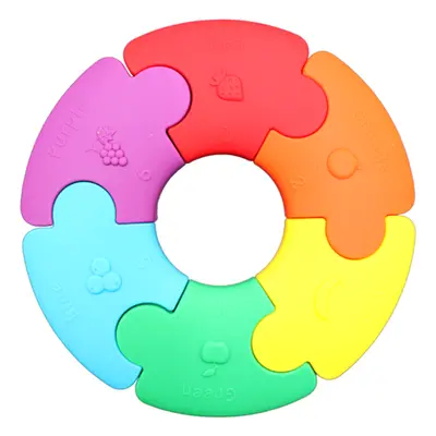 Rotella puzzle, colori arcobaleno