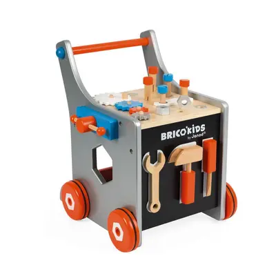 Brico'Kids Carrello Porta Attrezzi Magnetico - legno