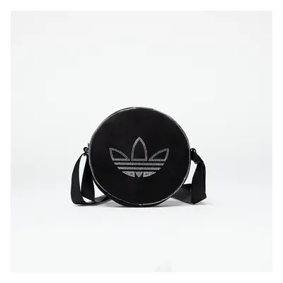 Borsa adidas Rhinestones Fake Suede Round Bag Black