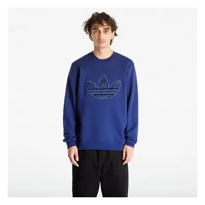 Felpa adidas Applique Crew Dark Blue