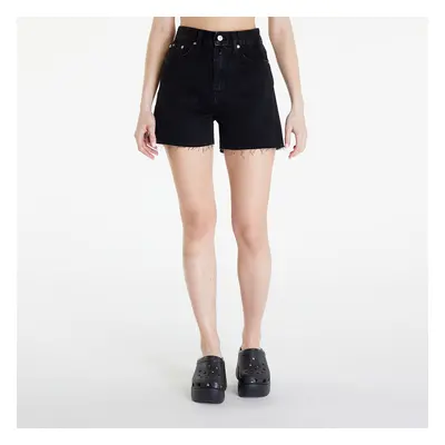 Pantaloncini Calvin Klein Jeans Mom Shorts Denim Black