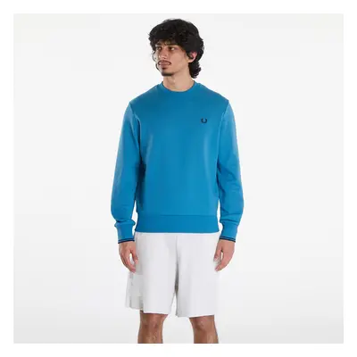 Felpa Fred Perry Crew Neck Sweatshirt Ocean/ Navy